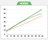 馬のマノメトリー比較表